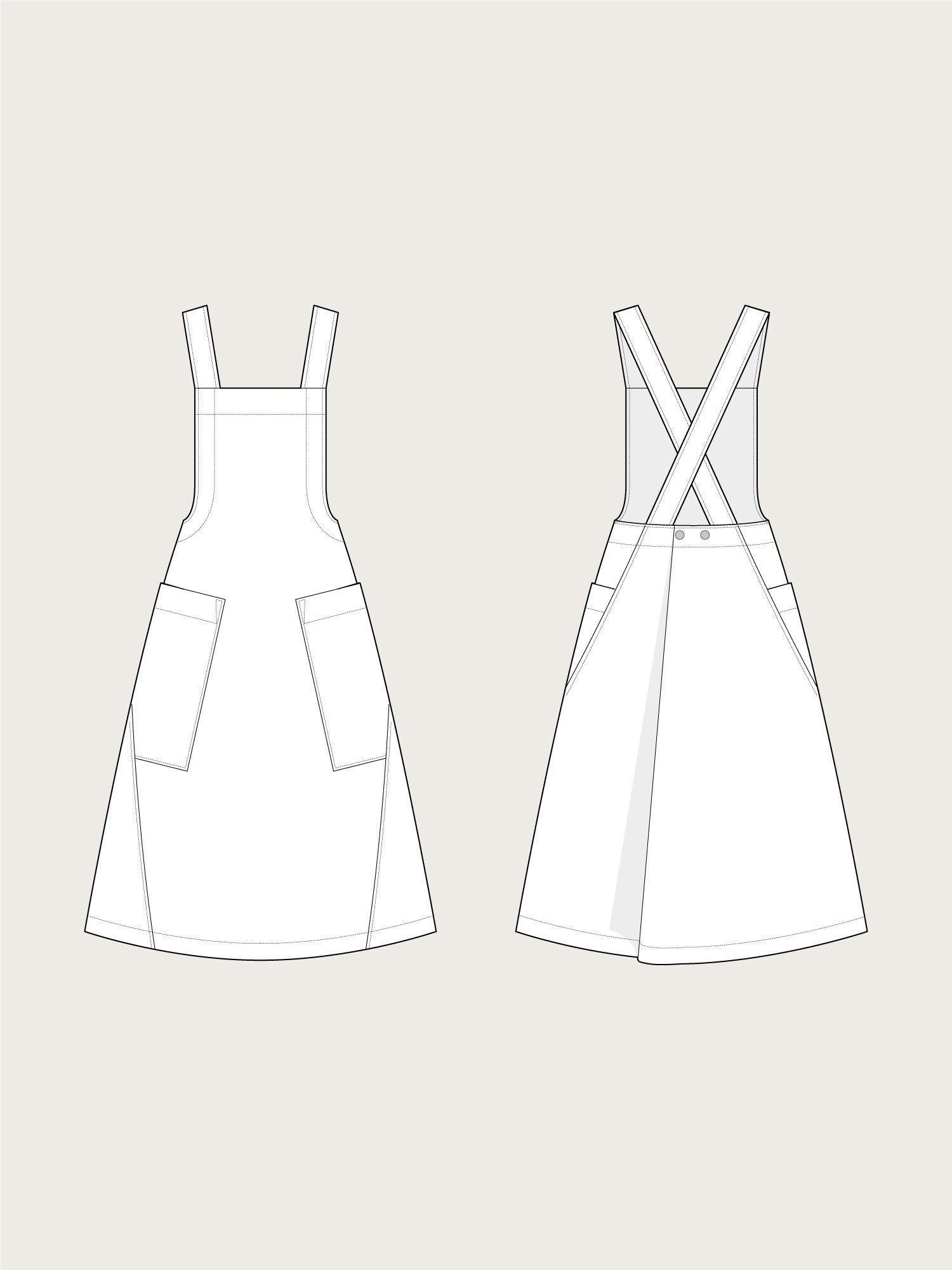 Apron dress pattern
